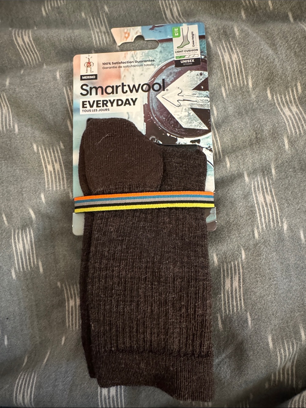 Smartwool Unisex Everyday Crew Socks - Dark Brown